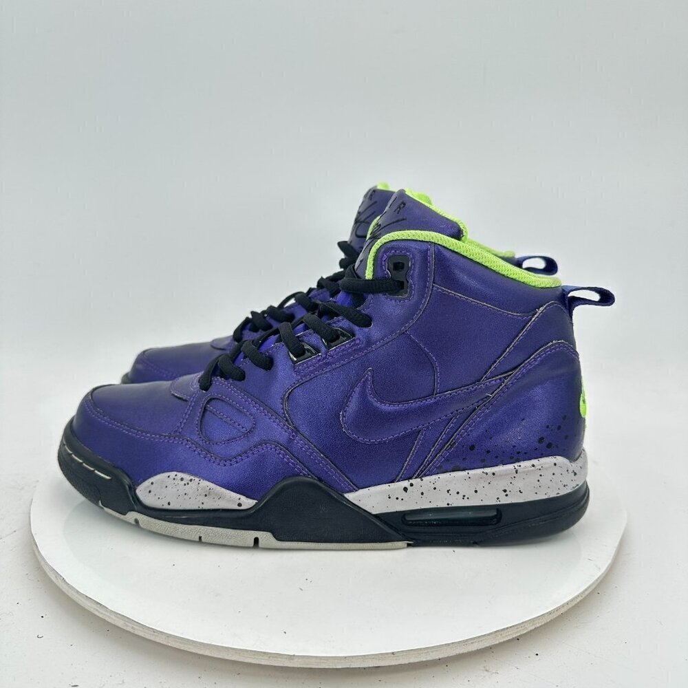 Nike Flight 13 Mid Women Size 9.5 616298-500 Electro Purple Leather Sneaker